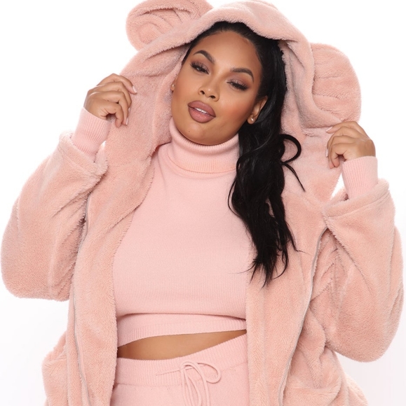 All Warm & Fuzzy Ears Hooded Jacket - Picture 3 of 6